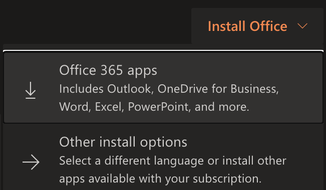 can you install office for mac from office365 portal